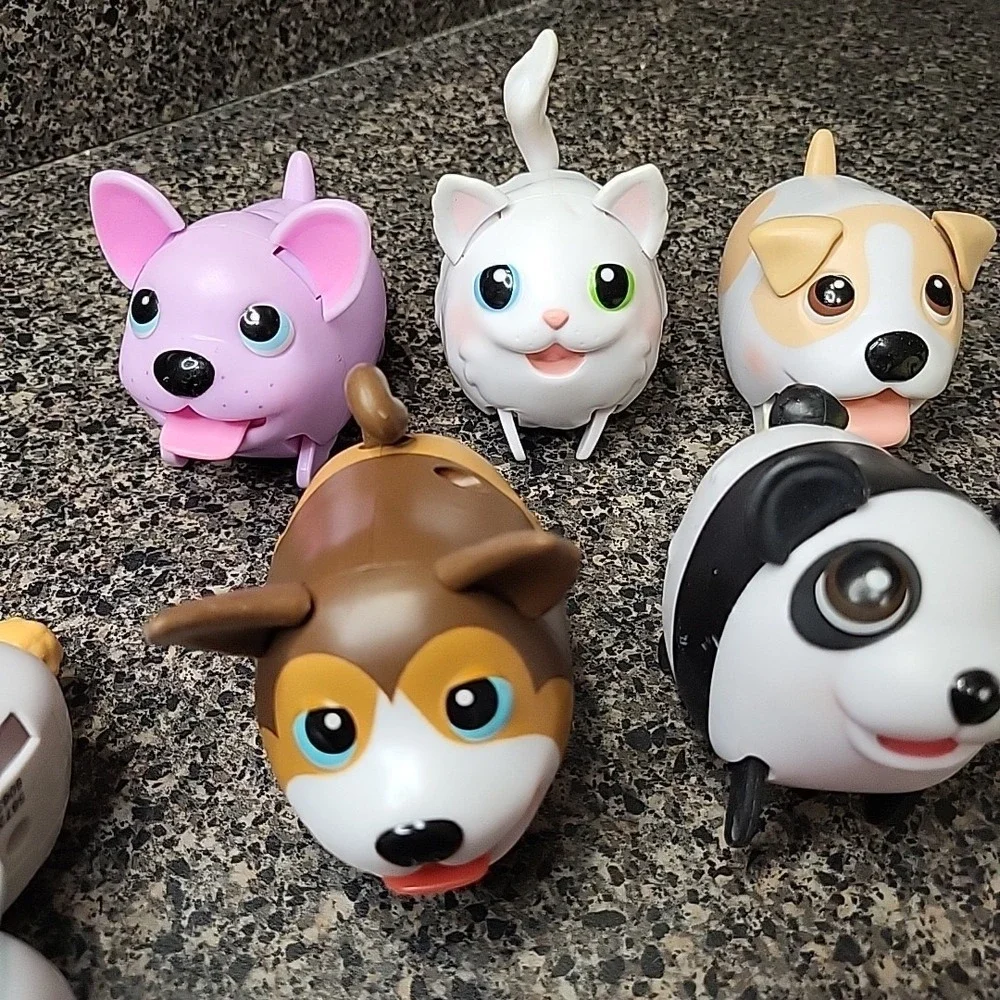 Chubby Puppies Lot Of 7 Working And 2‎ Non Working Spin Master Plus Accessories